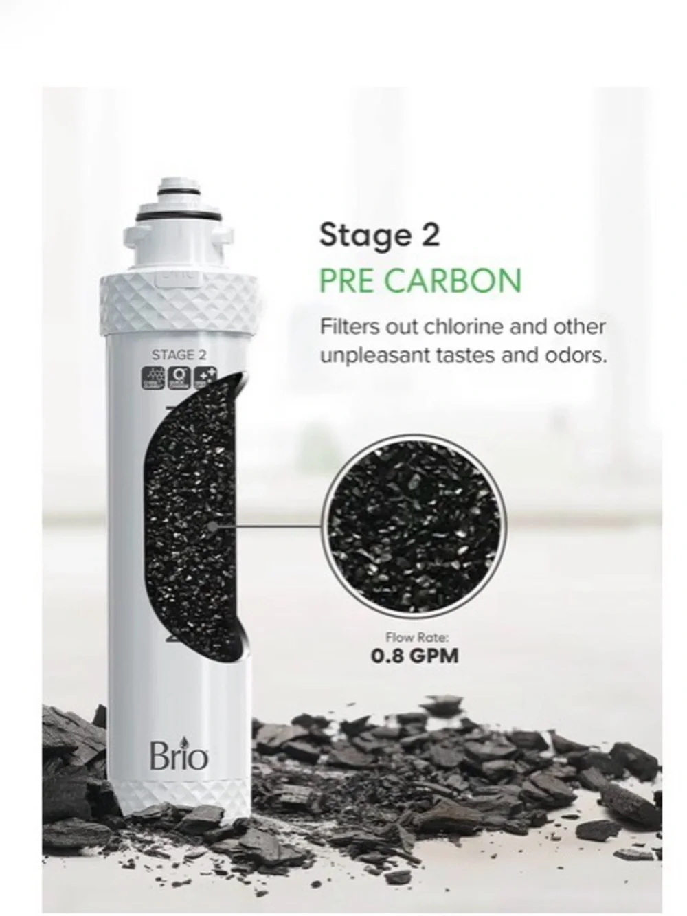 White 4-Stage Replacement Water Filter Cartridge Set